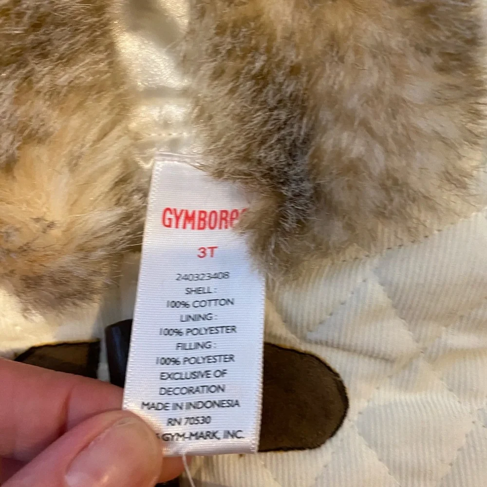 Gymboree hooded vest NWT 3T